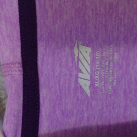 2 AVIA LIGHTWEIGHT L/S TUNICS W/ HOODIE - Picture 7 of 8